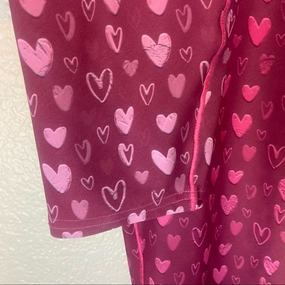 Colorado Threads Pink Hearts Leggings Size Extra Large - Picture 4 of 8